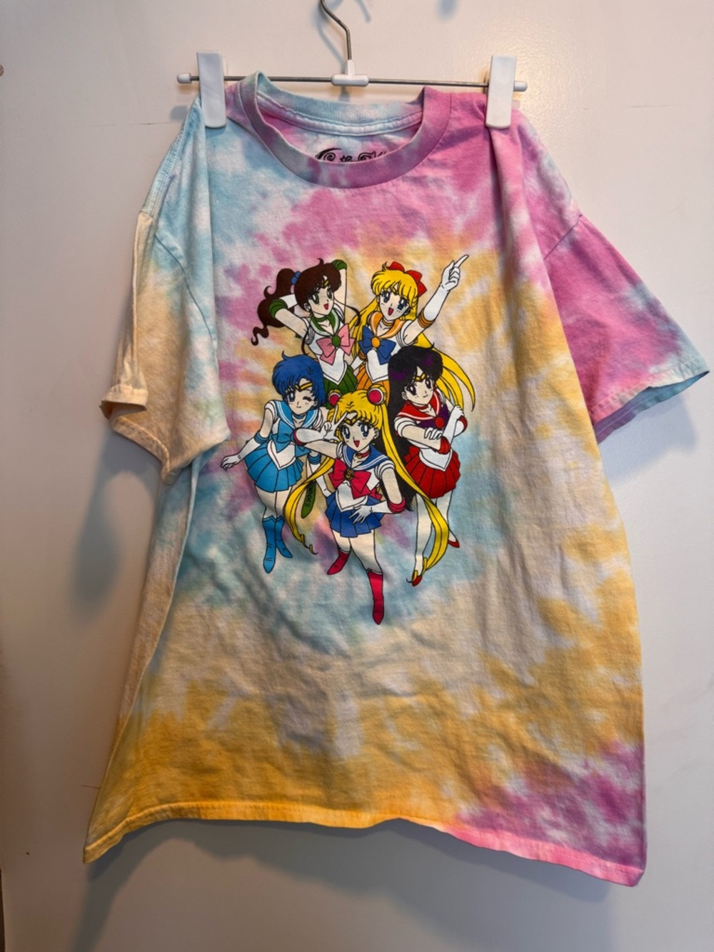 Sailor Moon Tie-Dye Graphic Tee - Multicolor